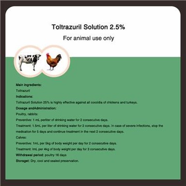 Toltrazuril Solution 2,5 phần trăm